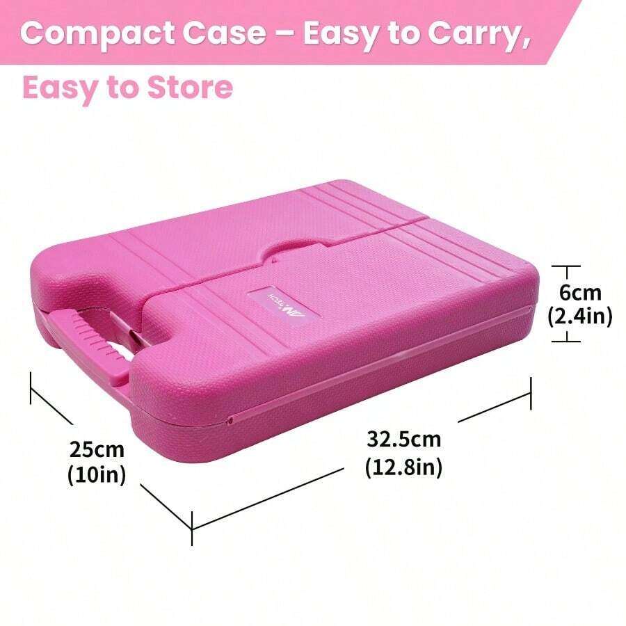 136-Piece Portable Pink Household Hand Tool Kit - product image 5