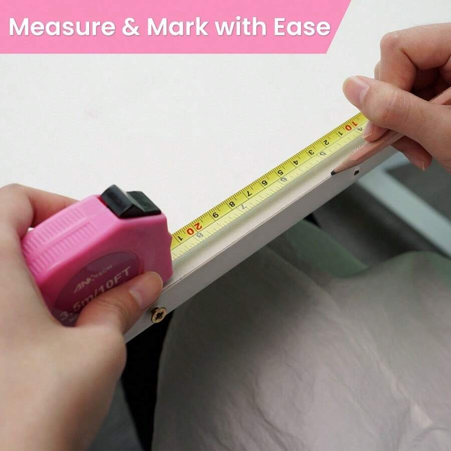 136-Piece Portable Pink Household Hand Tool Kit - product image 7