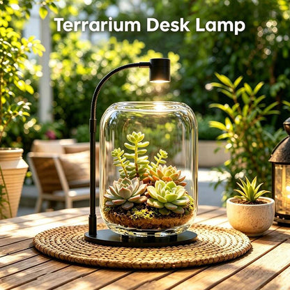 2-in-1 Full-Spectrum Grow Light with Glass Terrarium - product image 3