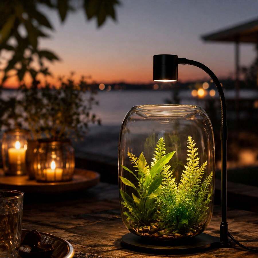 2-in-1 Full-Spectrum Grow Light with Glass Terrarium - product image 6