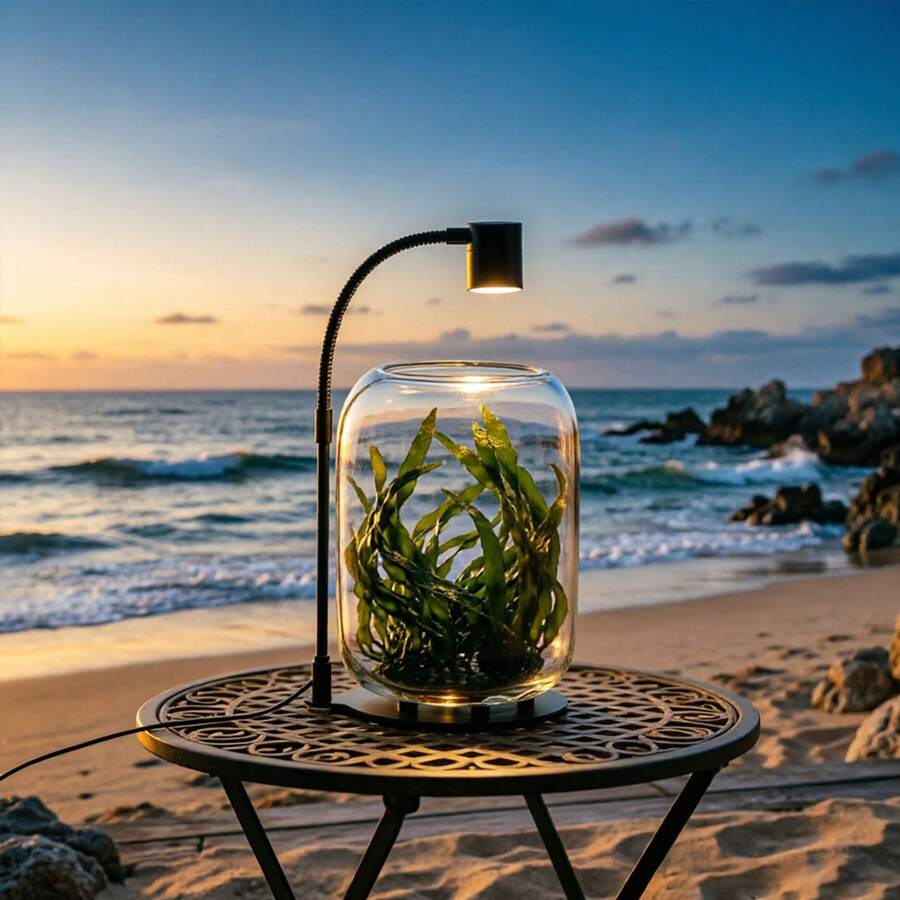 2-in-1 Full-Spectrum Grow Light with Glass Terrarium - product image 7