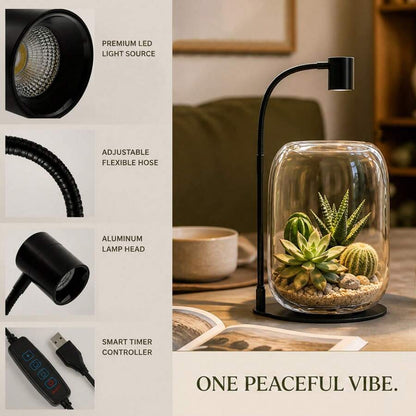 2-in-1 Full-Spectrum Grow Light with Glass Terrarium - product image 10