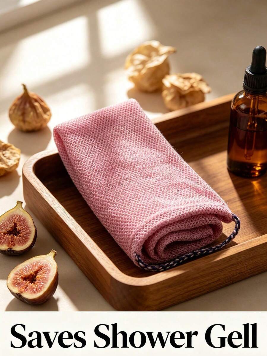 Mesh Exfoliating Back Scrubber & Bath Towel Set - product image 6
