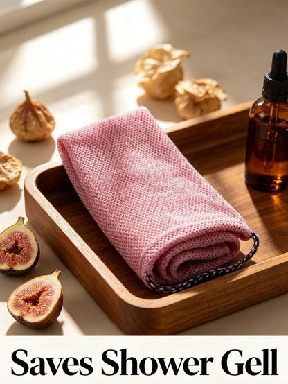 Mesh Exfoliating Back Scrubber & Bath Towel Set - product image 6