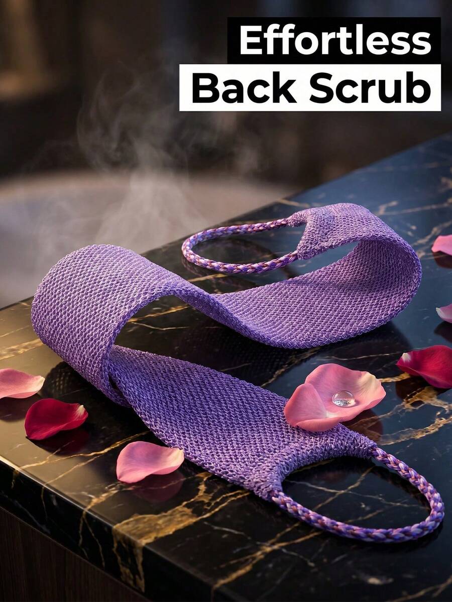 Mesh Exfoliating Back Scrubber & Bath Towel Set - product image 5