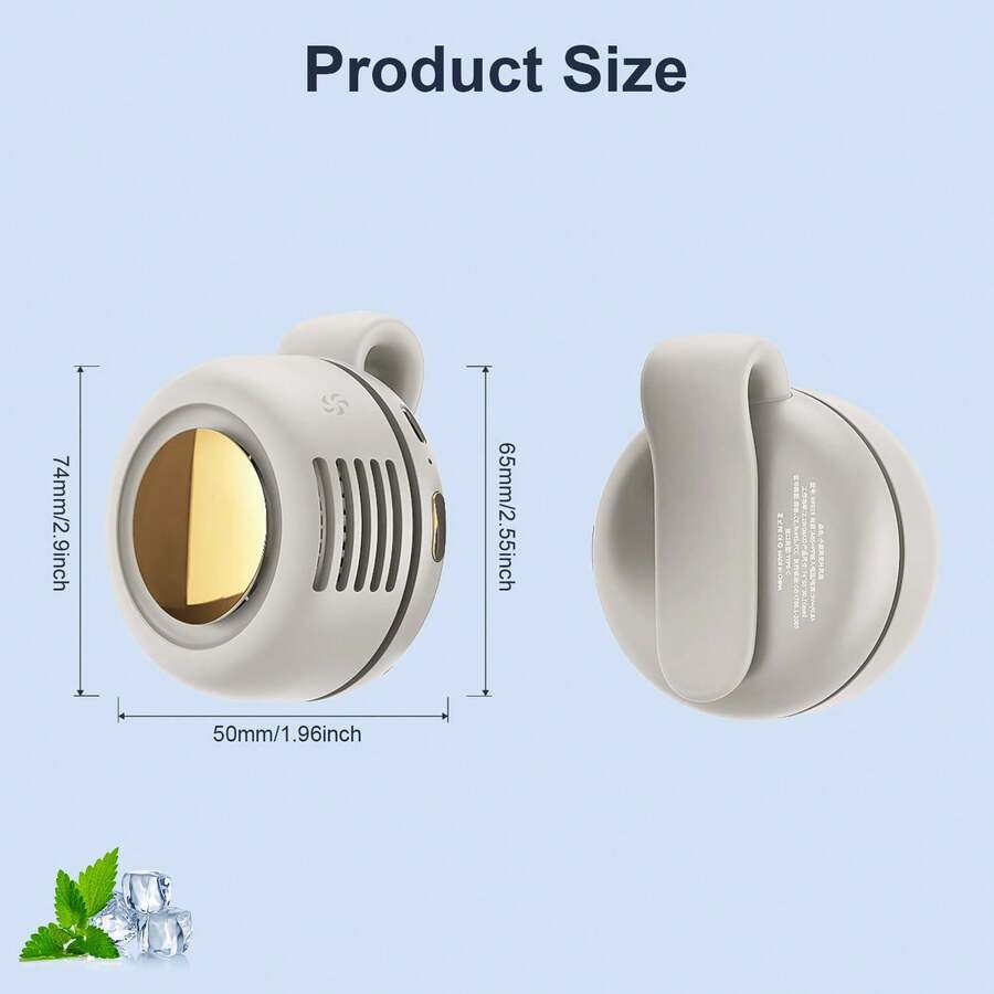 Clip-On Mini Bladeless Fan – 3-Speed Hands-Free Design - product image 5