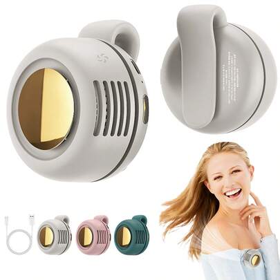 Clip-On Mini Bladeless Fan – 3-Speed Hands-Free Design - product image 9