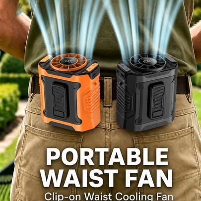 Rechargeable Waist & Neck Fan – 5 Speeds, 5000mAh, LED Display - product image 10