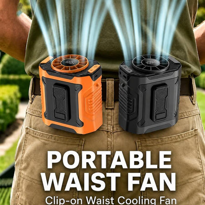 Rechargeable Waist & Neck Fan – 5 Speeds, 5000mAh, LED Display - product image 1