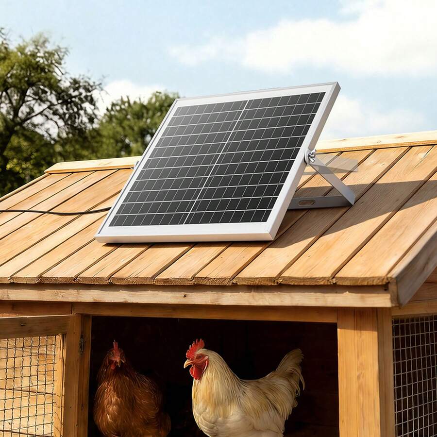 15W Solar Ventilation Fan Kit with Dual Fans & Adjustable Panel - product image 9
