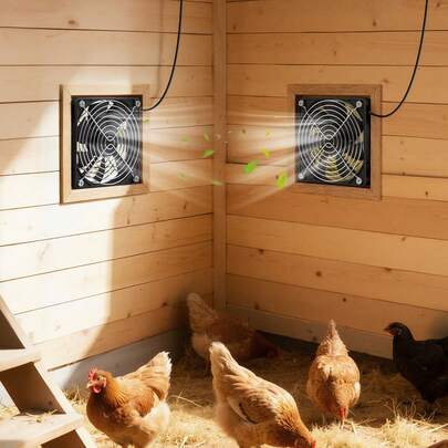 15W Solar Ventilation Fan Kit with Dual Fans & Adjustable Panel - product image 13
