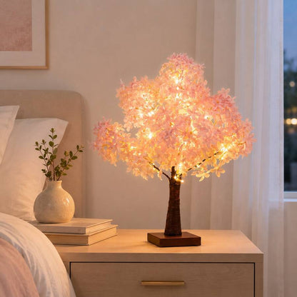 37-LED Lilac Flower Tree Lamp – USB or Battery Powered - product image 8