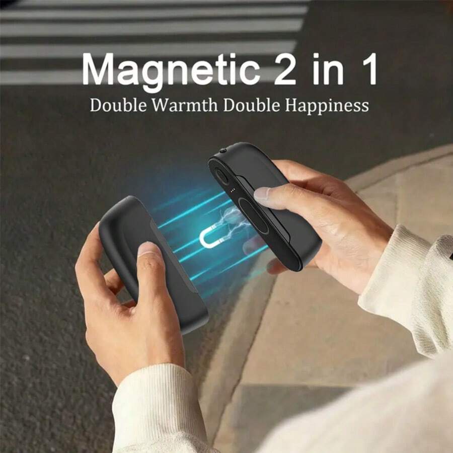 2-Pack Rechargeable Hand Warmers – 6000mAh, 3 Heat Levels - product image 8