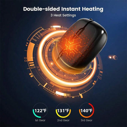 2-Pack Magnetic Rechargeable Hand Warmers – 3 Heat Levels - product image 9